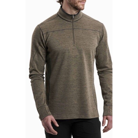 Kuhl Born In The Mountains 1/4 Zip KUHL Ryzer Pullover Sweater Size XL - Picture 1 of 9